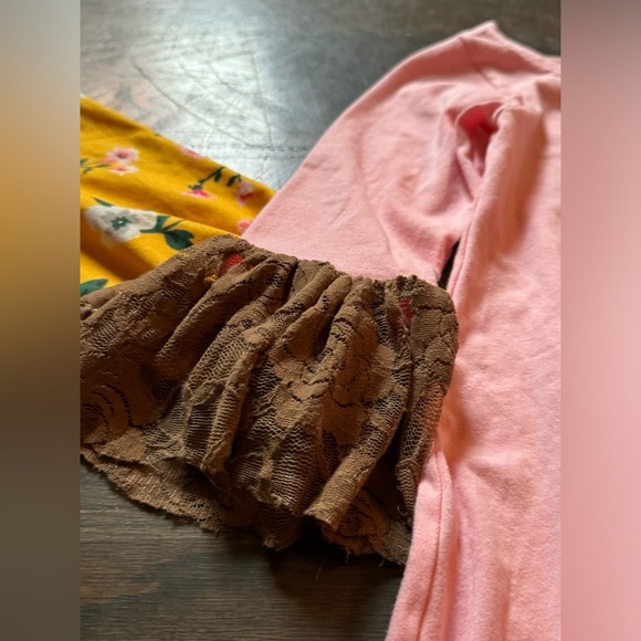 Blueberi Boulevard 4T dress and plink and brown lace dress 4T​ - Picture 7 of 8